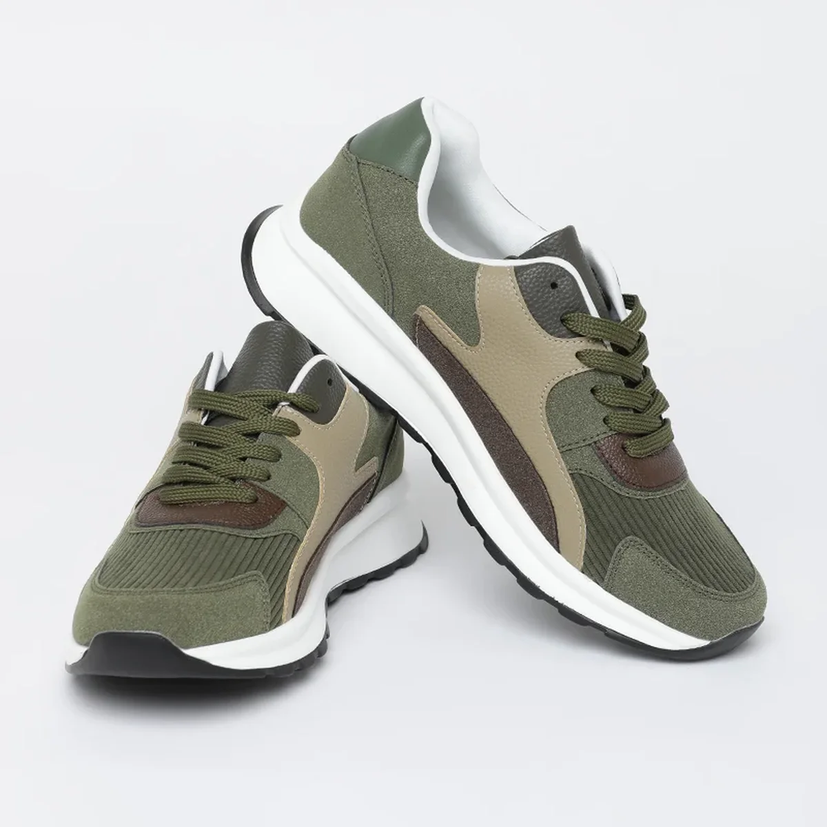 Green Textured Sneakers thumbnail 2