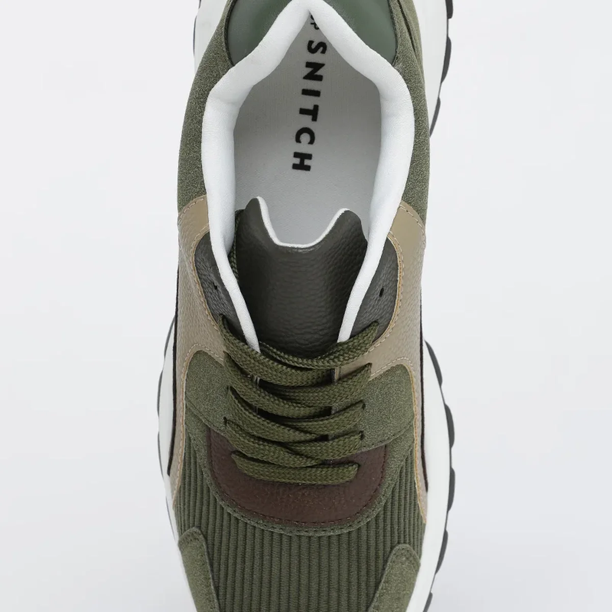Green Textured Sneakers thumbnail 3