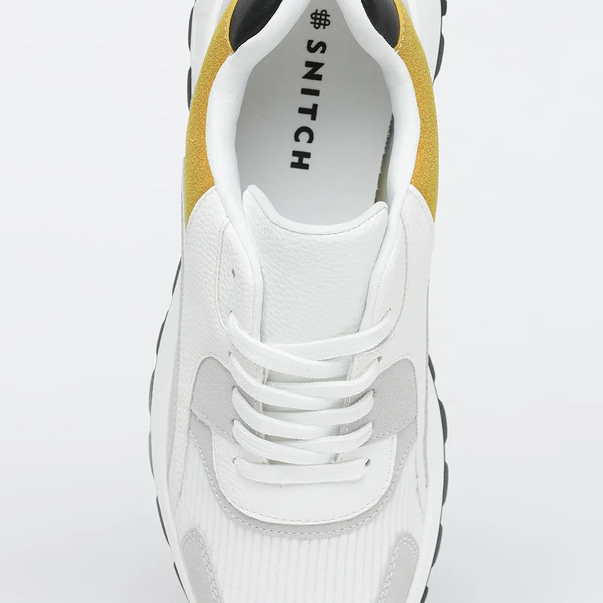 White Textured Sneakers thumbnail 2