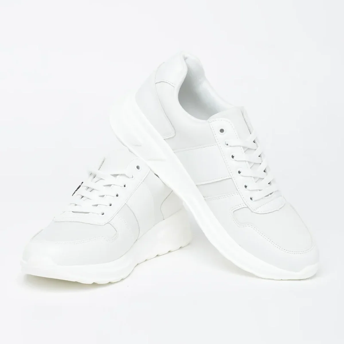 White Solid Sneakers thumbnail 1