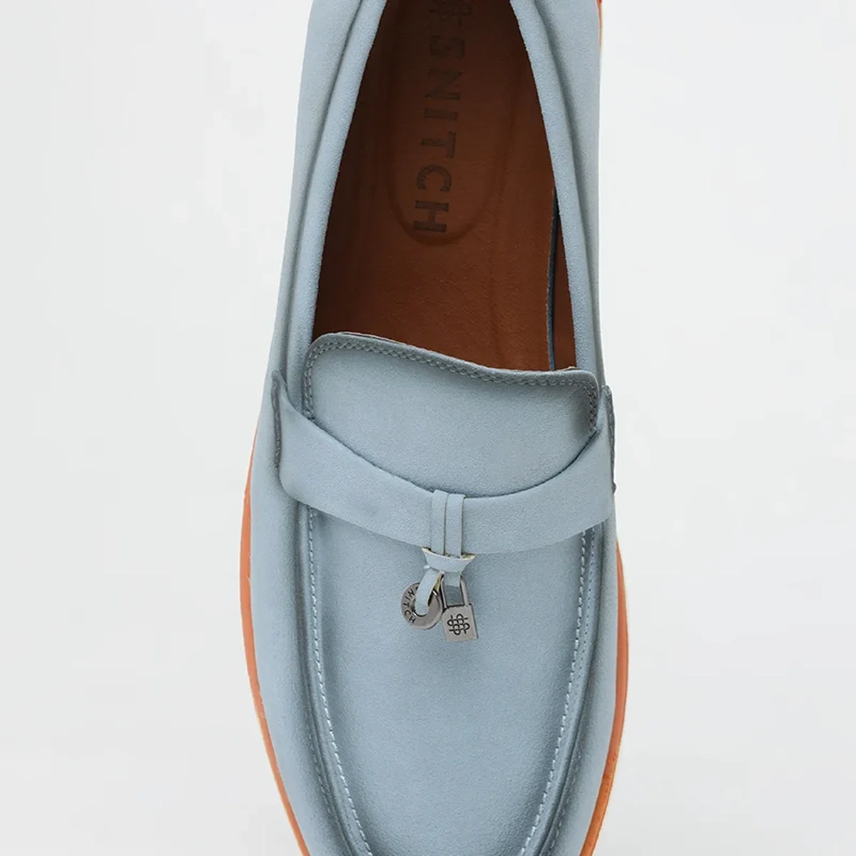 Blue Solid Loafers thumbnail 3