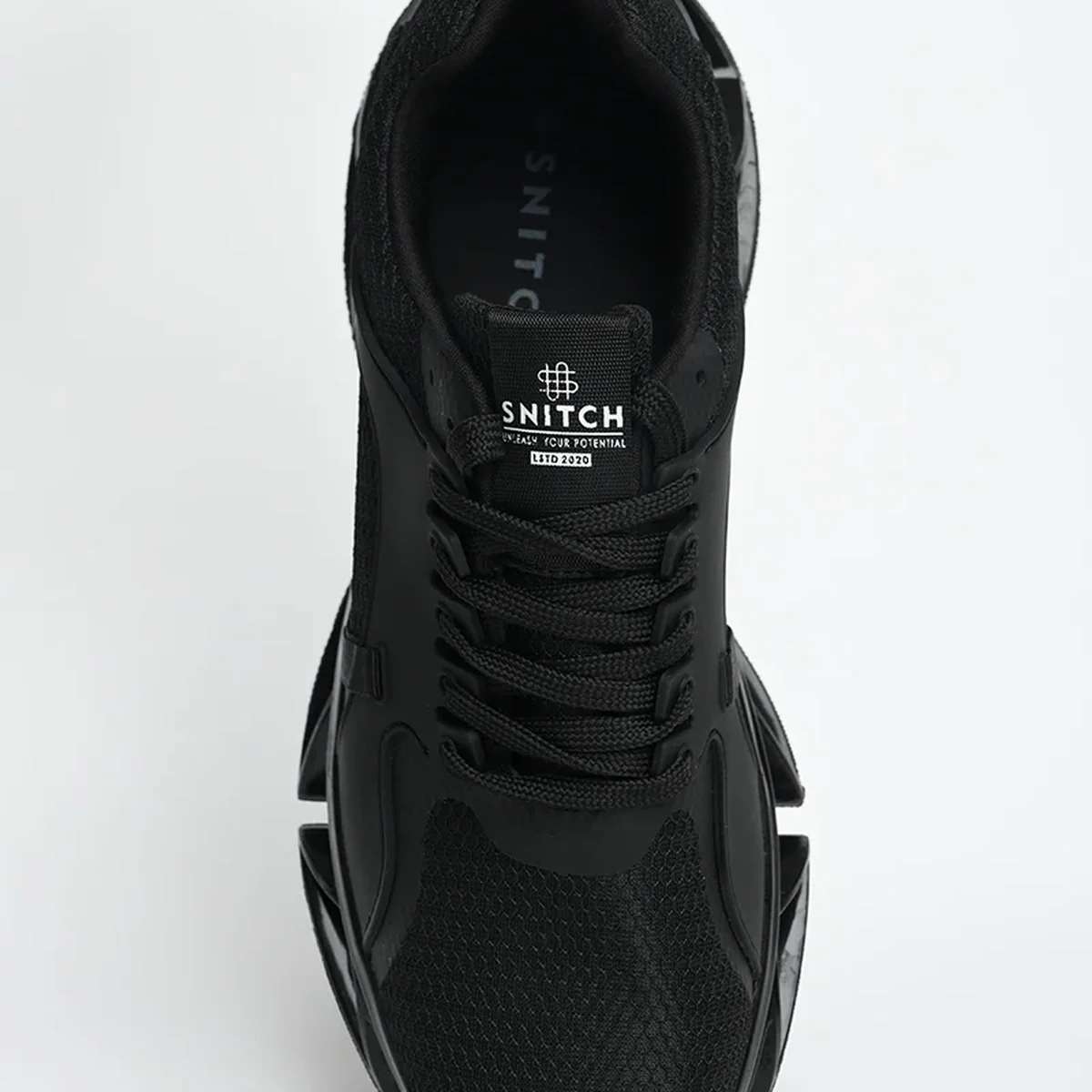 Black Solid Sneakers thumbnail 3