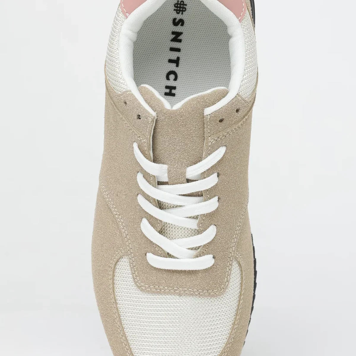 Beige Solid Sneakers thumbnail 3