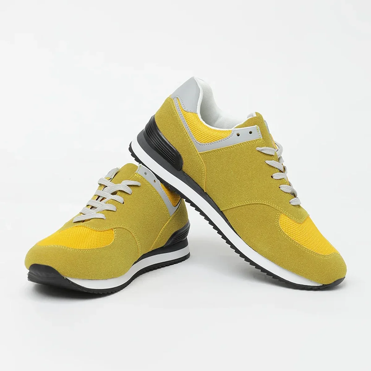 Yellow Solid Sneakers thumbnail 1