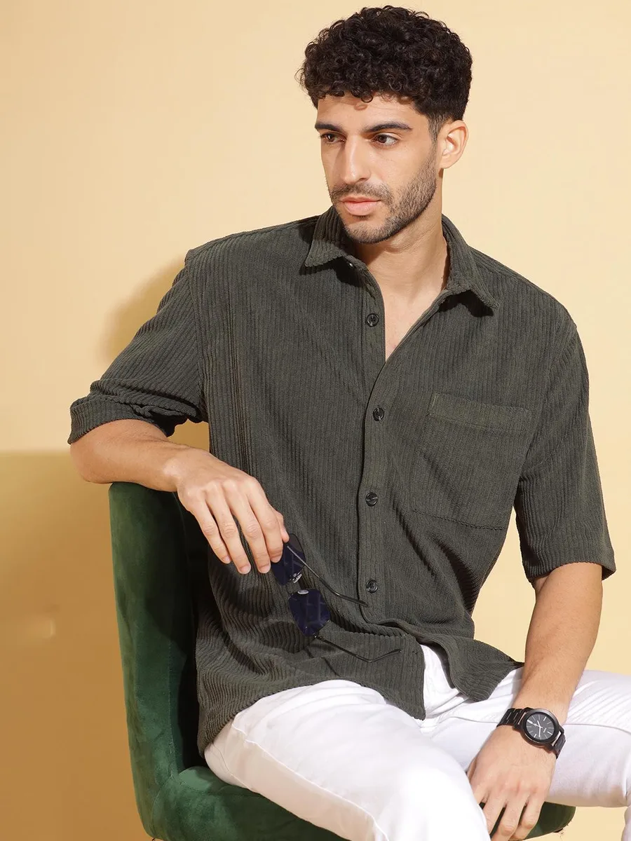 Men Opaque Casual Shirt