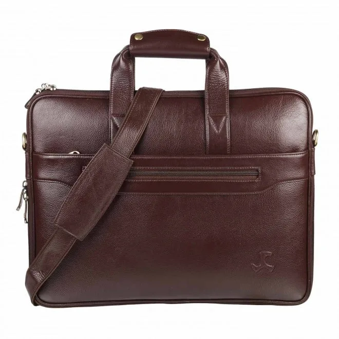 Mochi Men Brown Leather Bag