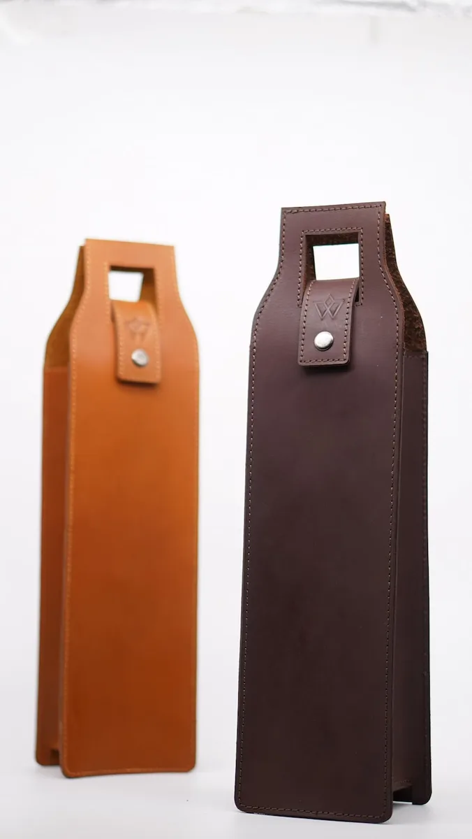 Heritage Leather Bottle Carrier