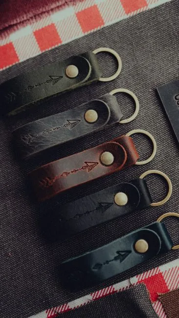 Hand-Polished Leather Key Organizer