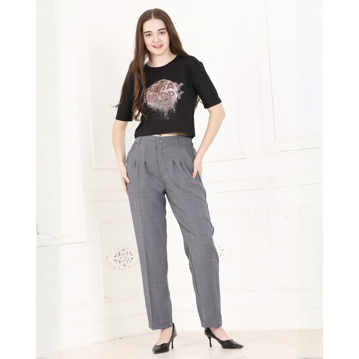 Premium Prime Fit Pants - Steel Grey